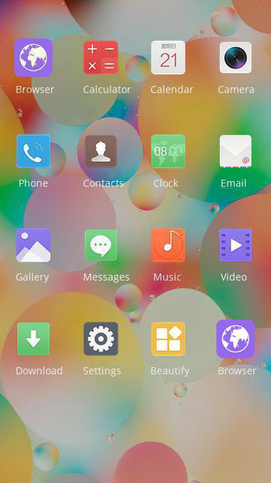 Gionee A1 Free Android Theme U Launcher 3d