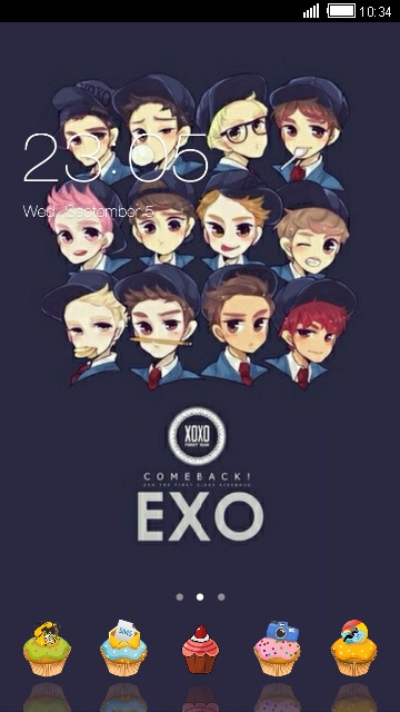 Cute Exo Themes | download exo cute theme for your android phone clauncher Cute Exo Themes | download exo cute theme for your android phone clauncher