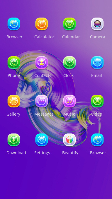 Abstract Art Free Android Theme U Launcher 3d