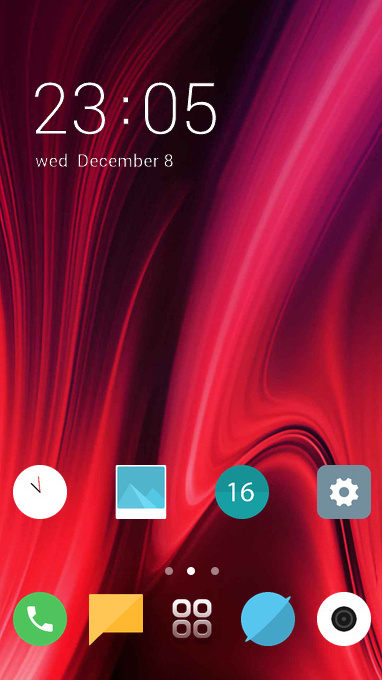 Redmi K20 Pro Red Free Android Theme U Launcher 3d