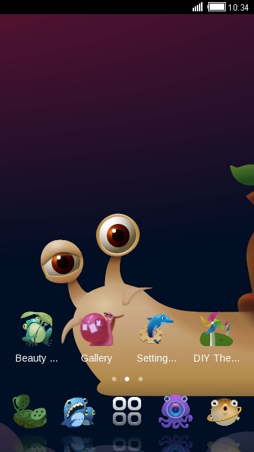 cute snail theme